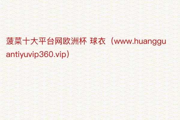 菠菜十大平台网欧洲杯 球衣（www.huangguantiyuvip360.vip）